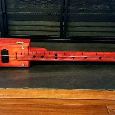 Custom 2 String Cigar Box Bass Guitar image 14