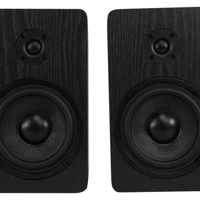 2 Rockville RockShelf 54B 360w Black 5.25" Home Theater Bookshelf Speakers/4 Ohm image 5