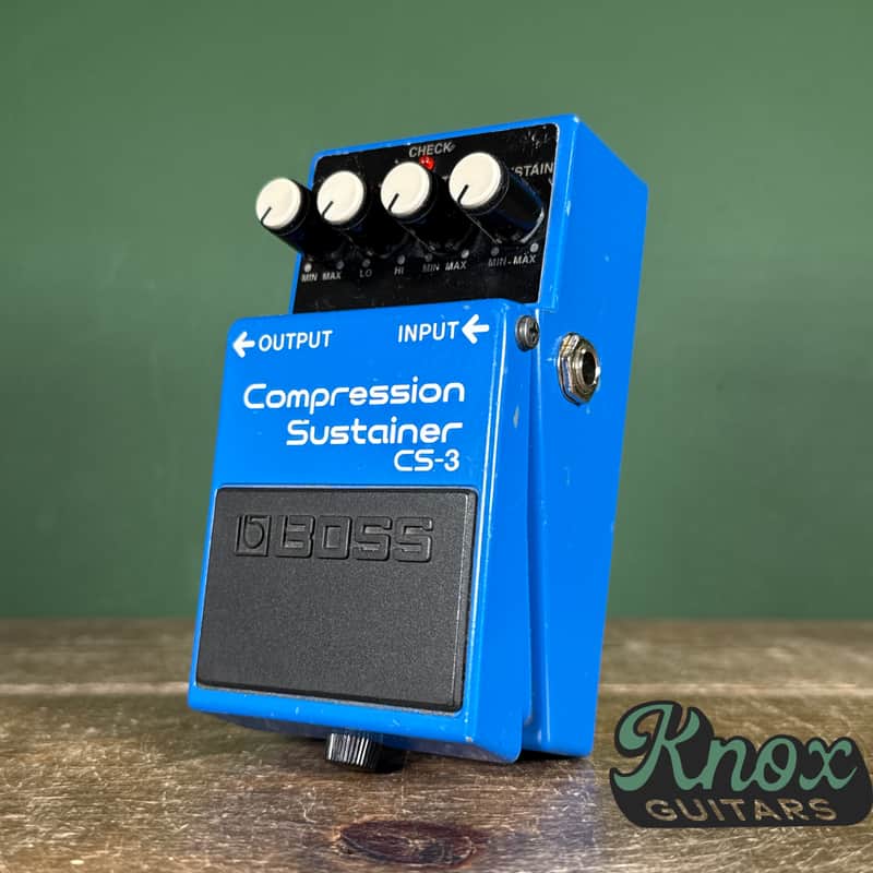 Boss CS-3 Compression Sustainer (Silver Label) 1997 - Present - Blue image 1