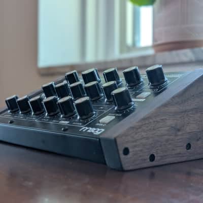Solid Black Walnut Side Panels for Moog Minitaur