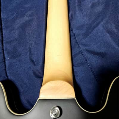 JCraft AR-2 2023 JM Semi-Hollow Electric Guitar Black w/ Padded Gig Bag image 10