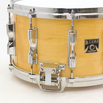 Tama Superstar 8x14 Birch Snare Drum, Natural Maple Finish, 1982 Model, Made in Japan image 5
