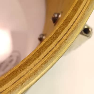 Walberg&Auge 6.5x14"Gretsch Broadkaster Gold Glass Snare Drum Prototype 6Ply 2x3 image 16