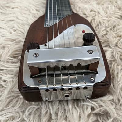 Vintage 1946 Fender Deluxe Organ Button Dark Mahogany Lap Steel Electric Guitar 1940s '40s image 4