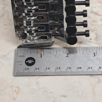 Floyd Rose- Charvel So-Cal 1000 Series Double-Locking Tremolo Bridge w/ 37 Brass Block- Chrome- New Pulloff image 13