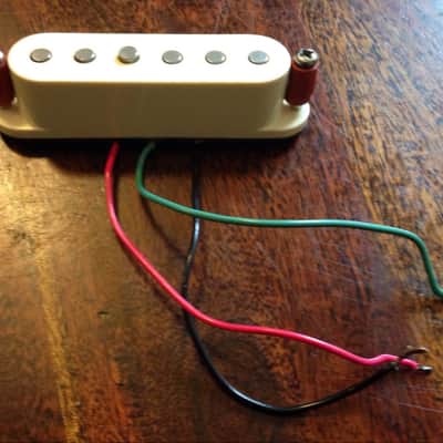 Fender SCN ST-BR Samarium Cobalt Noiseless Bridge pickup Aged White image 3