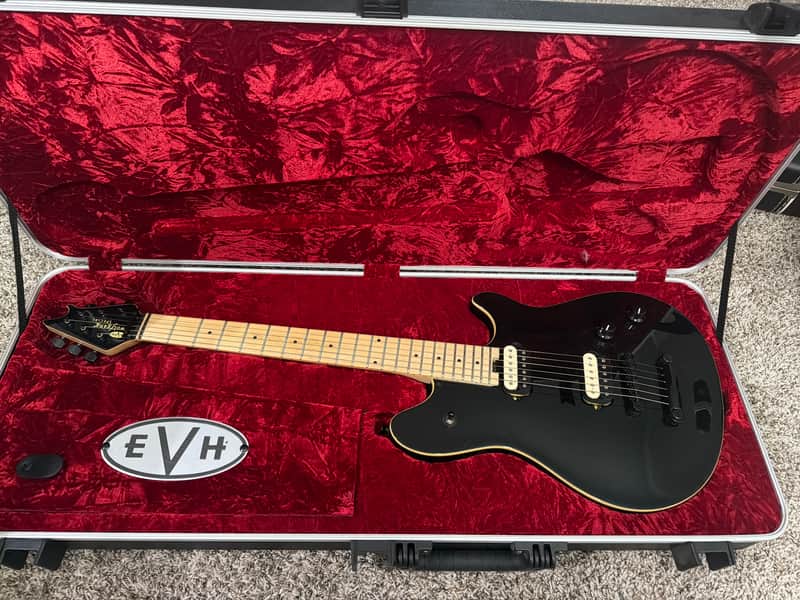 EVH Wolfgang Special TOM with Stop Bar Tailpiece 2010s - Black image 1