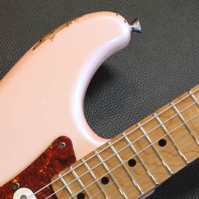 2026 LsL Instruments Saticoy Electric Guitar Metallic Pink on Sunburst Relic + OHSC image 4