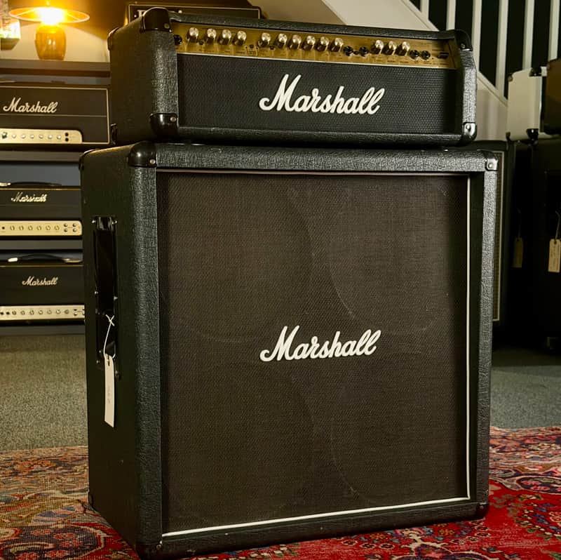 Marshall Valvestate 100V Model 8100 - 100-Watt Guitar Amp Head & Cab 1991 - Black Bild 1