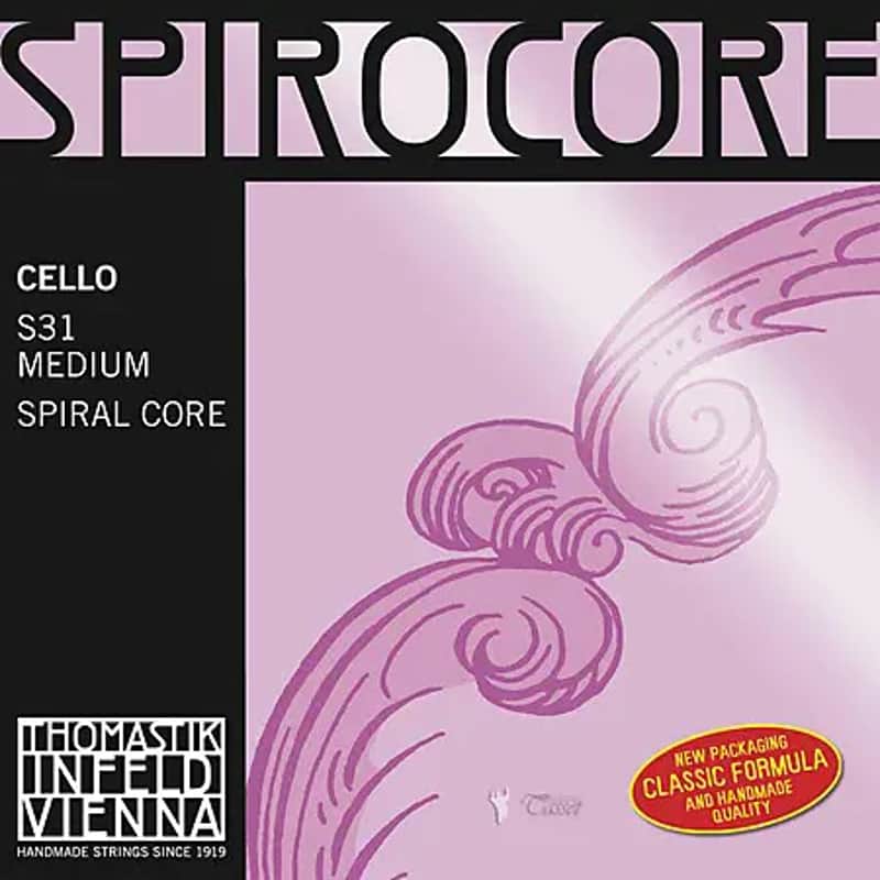 Thomastik-Infeld S787 Spirocore Chrome Wound Spiral Core 1/2 Cello String - G (Medium) image 1