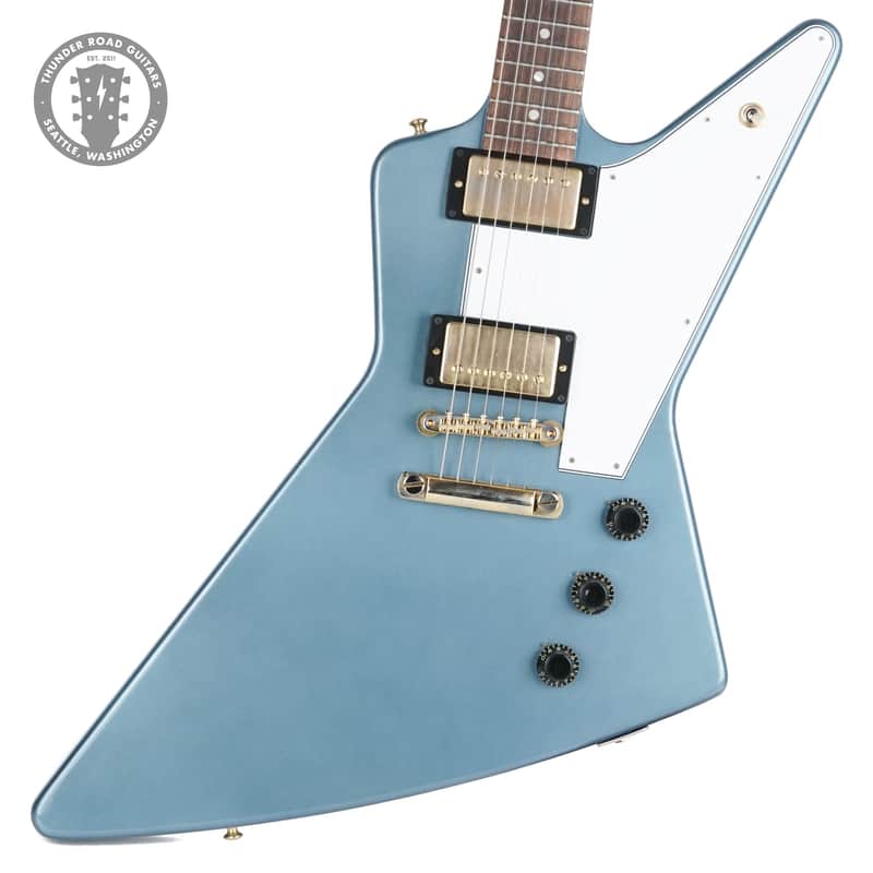 2024 Gibson Custom 1958 Korina Explorer VOS Antique Pelham Blue