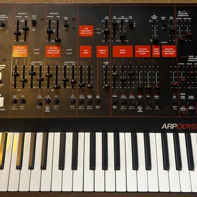 Korg ARP Odyssey Rev3 37-Slim Key Duophonic Analog Synthesizer 2015 - Present - Black/Orange