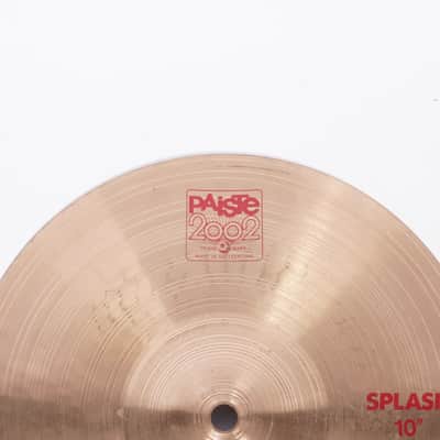 PAISTE 2002 10" SPLASH CYMBAL image 2