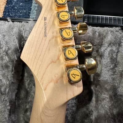 2019 Fender American Professional Stratocaster Olympic White w/ Lace Sensors & Gold Hardware OHSC image 13