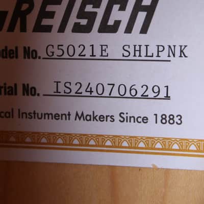 Gretsch G5021E Rancher Penguin Parlor Acoustic Electric Guitar Shell Pink image 5