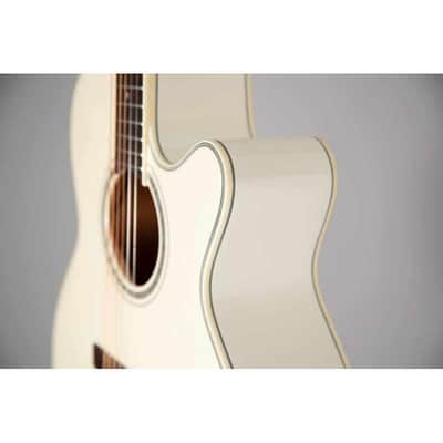TAKAMINE GN37CE-PW 30 - GN37CE PW NEX Cutaway Pearl White image 9