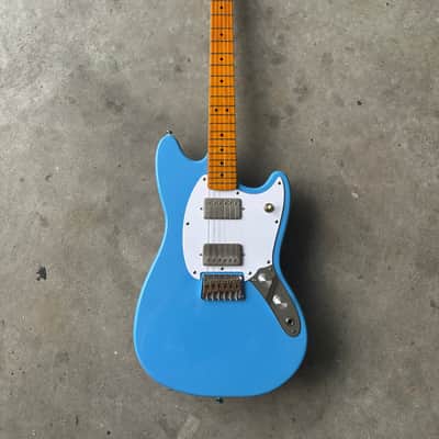 Custom Squier Sonic Mustang HH California Blue image 1