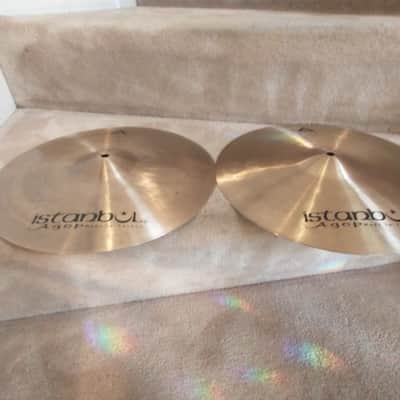 Istanbul Xist 15 inch hi hat cymbals, 1088/1282 grams excellent condition! image 6