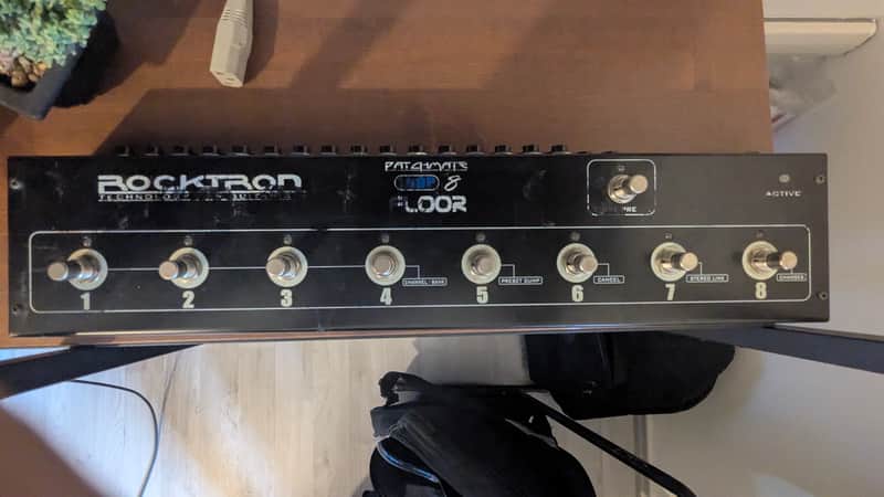 Rocktron PatchMate Loop 8 Floor Audio Switcher Pedal 2010s - Black image 1