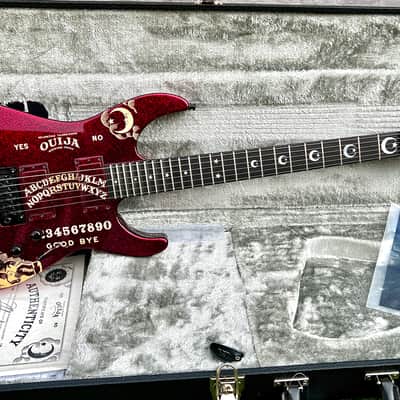 ESP Custom Shop Ouija Red Sparkle & Purple Sparkle Set with Matching Serial# 16 image 5