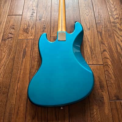2002 Fender JB-45 Jazz Bass w/ 'Wesley' Ramp Lake Placid Blue MIJ Japan image 3