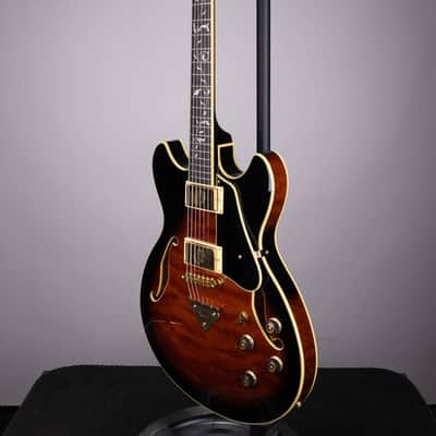 Ibanez Artcore Expressionist AS93QMSP Semi-Hollowbody Electric Guitar - Dark Brown Sunburst image 5