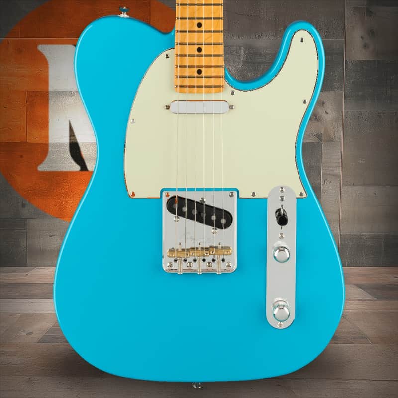 Fender American Professional II Telecaster Maple Fingerboard - Miami Blue image 1