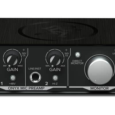 Mackie Onyx Artist 1.2 2x2 USB Audio Recording Studio Interface + Stand image 8