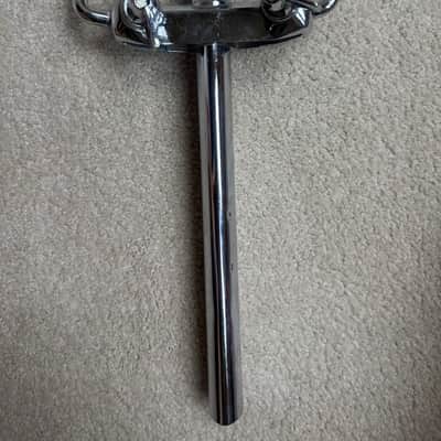 Premier Vintage Lokfast Double Tom Drum Holder Mount Post - two 5” L Arms - Chrome image 3