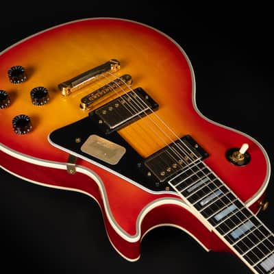 2013 Gibson Custom Shop Les Paul Custom - Heritage Cherry Sunburst | USA Long Neck Tenon 490R / 498T Humbucker Pickups 4.4kg | CoA OHSC image 8