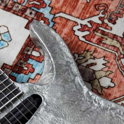 ESP MIJ Original Horizon 1 Limited Edition "Liquid Metal Silver + Ebony" (2025) image 10