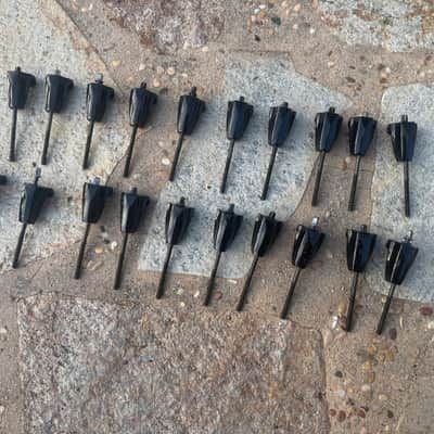 20x Pack World Max Die Cast Bass Drum Claw + tension rods – Black Nickel image 5