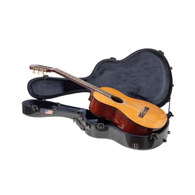 Air Carbon® by Crossrock | 4/4 Classical Guitar Flight Case – 3K Twill Weave Carbon Fiber in Obsidian Black® – TSA Lock & Ergonomic System – Lab-Tested Impact Resistance image 4