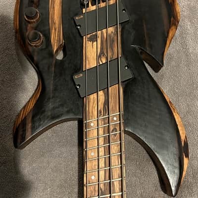Flame Instruments Multiscale (fanned fret) Headless  Bass EMG TW image 5