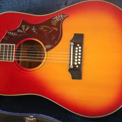 VINTAGE! Japan Made 1970's Gibson Hummingbird Replica Made in