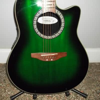 OVATION CC 028 ACOUSTIC/ELECTRIC GUITAR RARE EMERALD GREEN image 1
