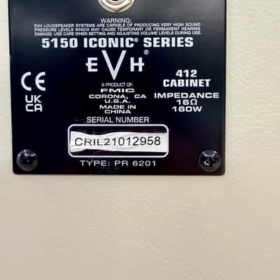 EVH 5150 ICONIC SERIES 4X12" WHITE image 5