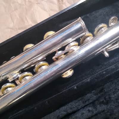 Emerson Alpha Model Concert Flute, USA, with Case, Very Good Condition image 2