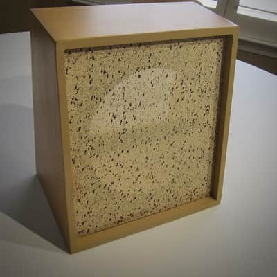JENCO Speaker Cabinet 8" Vintage NOS Empty Cabinet Only Circa-1950s-1960s-Brown with Splatter Grill Cloth image 4