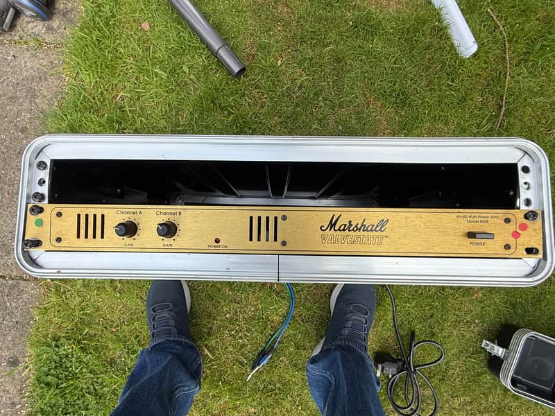 Marshall Valvestate Model 8008 80+80-Watt Guitar Power Amplifier 1998 - 2001 - Gold image 1