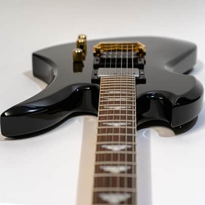 2011 BC Rich Mockingbird Electric Guitar with Gigbag - Transparent Black image 9