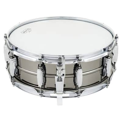 Ludwig USA LB416 Black Beauty 5x14 Snare Drum with Imperial Lugs, Black Nickel image 3