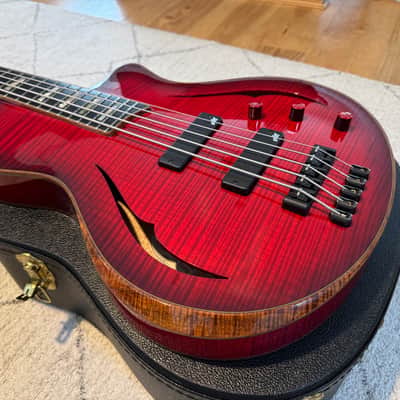 5 String Bass - Jazz Archtop - Semi Acoustic - Master Luthier image 4