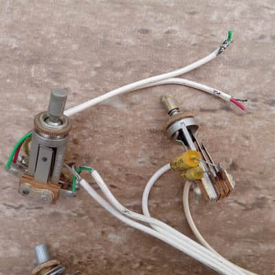 Vintage 1966 Gretsch Viking Electric Guitar Wiring Harness! CTS Pots, Switches, Jack! image 2