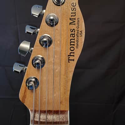 Thomas Muse Guitars Valkat-0004 2020 Western Red Cedar / Birdseye Maple and Mahogany / HH image 13
