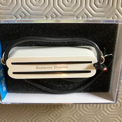 Seymour Duncan SHR-1b Hot Rails Strat Bridge Pickup 2010s - White image 7