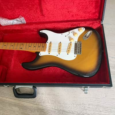 1980 Tokai Springy Sound ST80 Sunburst ST'54 OHSC Japan Vintage image 3