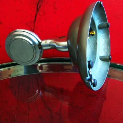 Vintage RARE 1940's Shure 70ST crystal microphone satin chrome w Shure S-36 stand 55 55S image 14