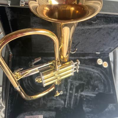 Yamaha YFH-631G Professional Bb Flugelhorn 2010s - Gold image 3