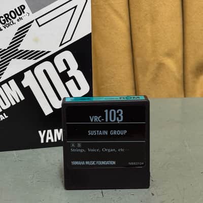 Yamaha VRC-103 Voice Cartridge for DX-7 Synth 1980s image 2